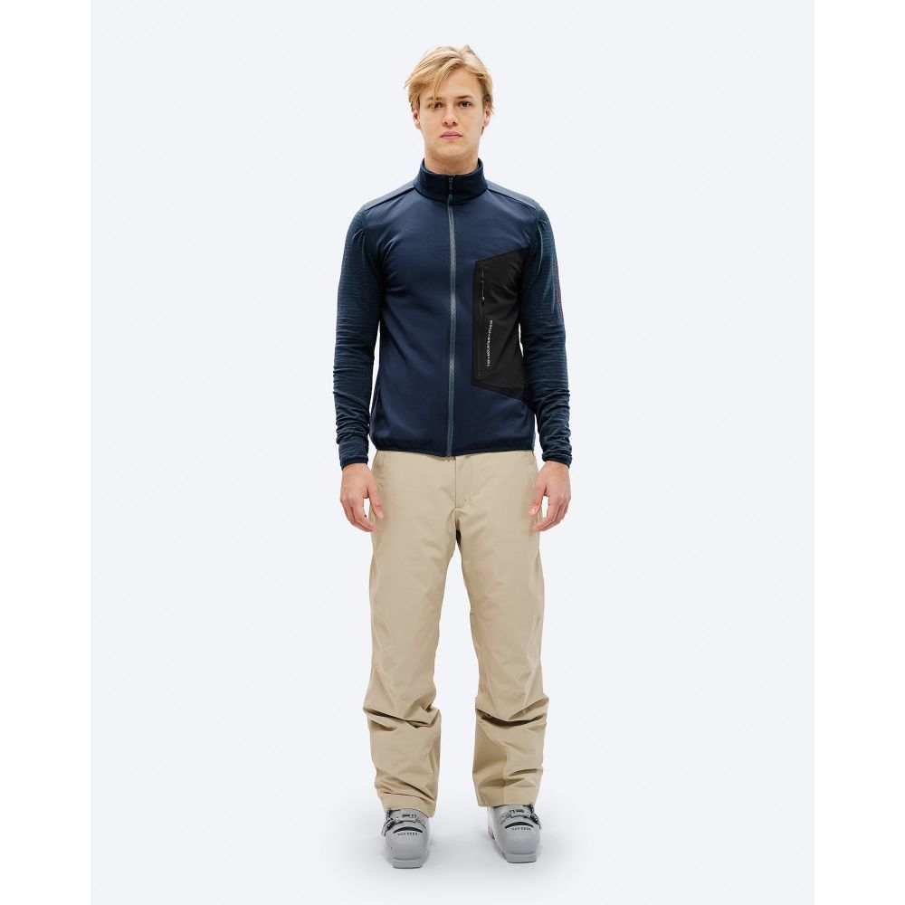 THE MOUNTAIN STUDIO - TECNO GRID FLEECE VEST